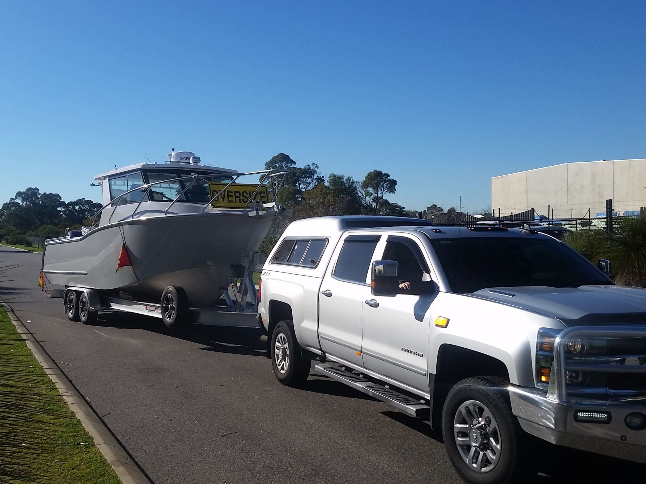 Tow trailer boat
